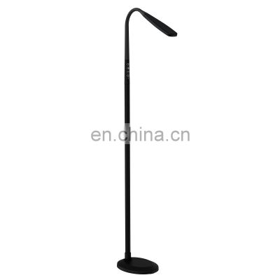 Led floor lamp remote and touch gooseneck remote control led corner floor lamp with remote control
