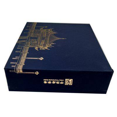 Bracelet packaging paper box with smart style double deck drawer paper gift box