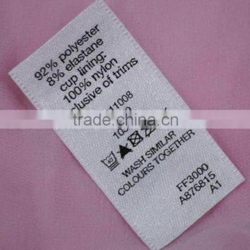 New style trade assurance personalize garment soft printed label