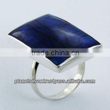 High Fashion Silver Shell Jewelry Abalone-Paua Shell Ring
