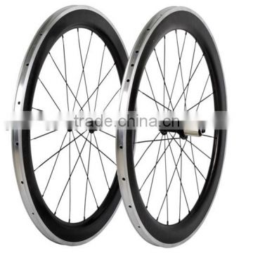 SAC50 synergy bike carbon wheel with alloy brake surface 700c alloy carbon wheel 50mm clincher road bicycle wheel
