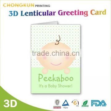Wholesale best price baby shower greeting card