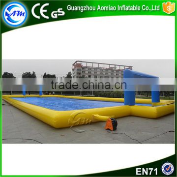 Funny inflatable water soccer arena mini inflatable soccer field for family