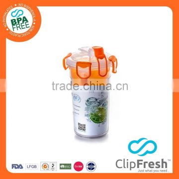 Clip Fresh Tritan Liquid Bottle with Tea Filter 580ml