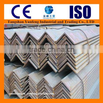 Chinese professional supplier angle steel for sale/ hot rolled equal steel angle bar