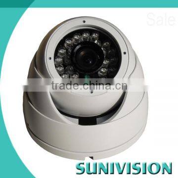 24pcs ir led HD CVI/TVI/AHD 1.3 MP 720p 960P 1080P 700TVL 1000TVL IR-Cut 3.6mm IP66 White or Gray ir full hd cctv dome ip camera