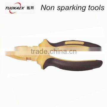 Non sparking plier cuttings combination plier