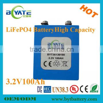 Newest Factory Price 3.2V LiFePO4 China Battery Cell Manufacturer