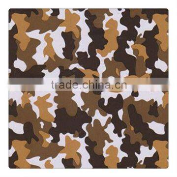 military design hot stamping foil for PVC/ PU leather