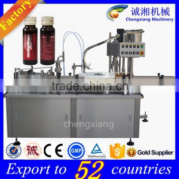 Exported 52 countries syrup bottling machine,filling crimping machine