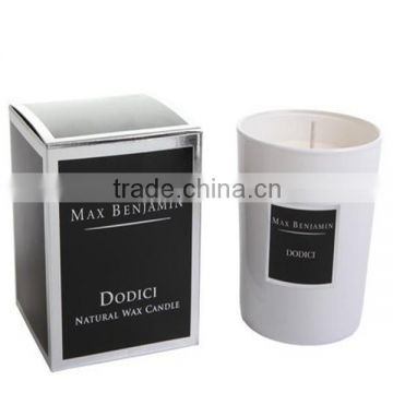 New creative high grade cheap logo printed custom candle boxes packaging