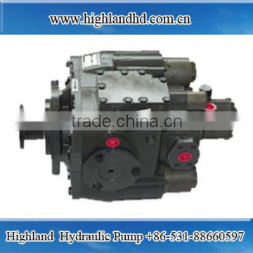 Combine harvester closed circuit exported pump