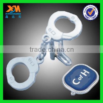 shenzhen supplier custom stainless steel cufflinks with initials (xdm-cl033)
