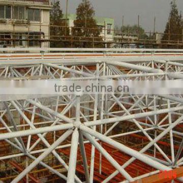 high quality stadium galvanized large span grid structure