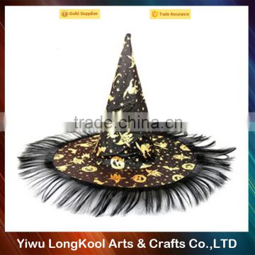 2016 New arrival hot sale girls party dance hat halloween masquerade witch hat