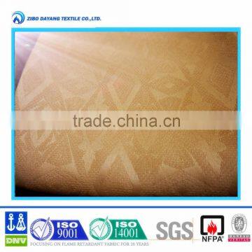 100% polyester flame retardant jacquard fabric for chair cover