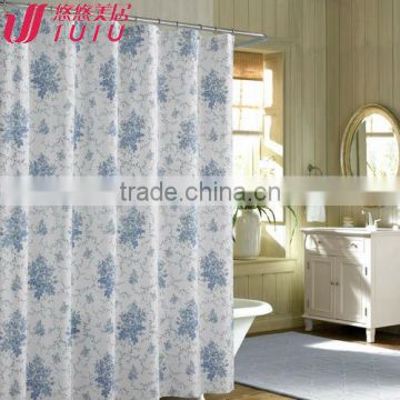 beautiful custom printed fancy pvc shower curtain
