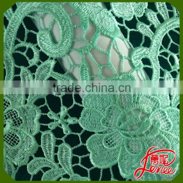 NEW ARRIVAL COLORFUL POPULAR DESIGN CHEMICAL EMBROIDERY FABRIC