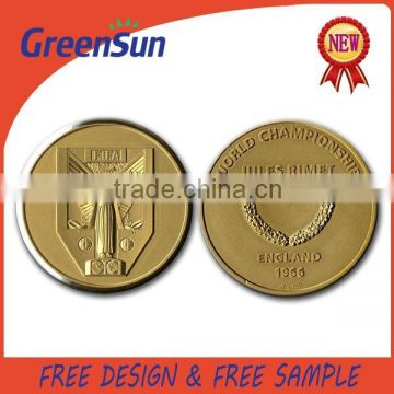 Custom Plated Metal Decorative Brass Coin