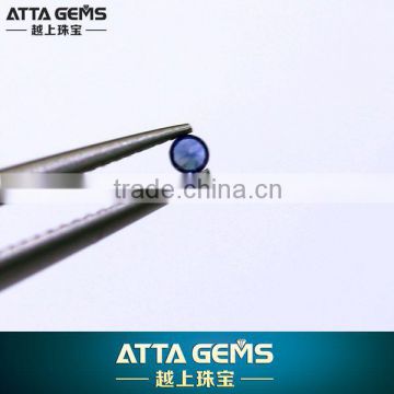 Brilliant cut 1.5mm small dot natural blue sapphire prices