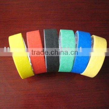 high temperature colorful masking adhesive paper tape