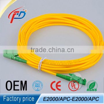 duplex E2000/APC-E2000/APC fiber optic cable patch cord