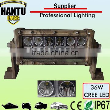 LED offroad light bar aluminum housing 36w 10.5 inch camouflage double row led headlight for jeep wrangler