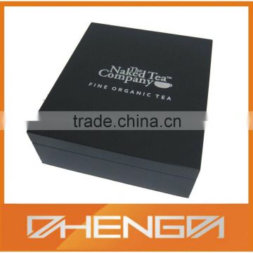High Quality Black matte wooden tea box for gift(ZDL-W317)