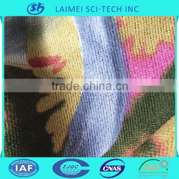 High quality comfortable china products 100%polyester print towel fabric