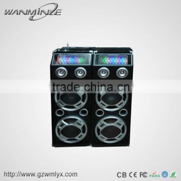Active Wooden Speaker with EQ Karaoke Using Active Sound System Dual 10inch PA Speaker