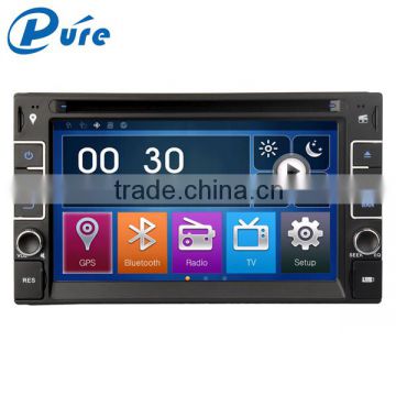High quality 2 din car stereo 6.2 inch HD touch screen WinCE6.0 car multimedia dvd player with gps /bluetooth