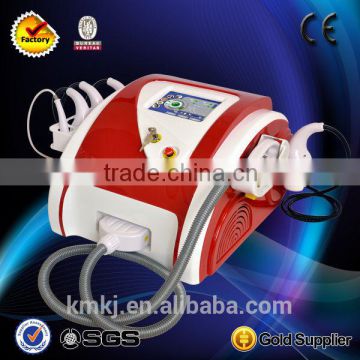 CE high-efficiency 9 handles laser hair removal weight loss e-light ipl machine