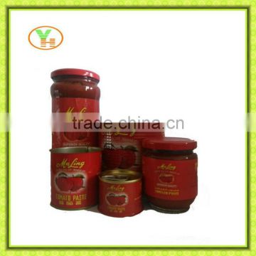 70G-4500G China Hot Sell Canned tomato paste,tomato ketchup bottle
