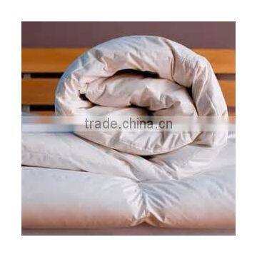 wholesale french luxury cooling white plain feather down quilted quilt china