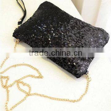 2016 New Designer Chain Sequins Clutch Bags Matching with Party Dress and Evening Dress (BXCP005-1)