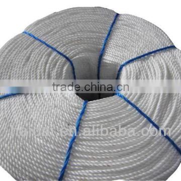 2013 top sell twisted 3 strand rope polyester