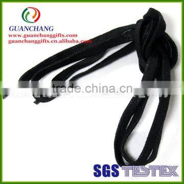 OEM black round sports shoelace