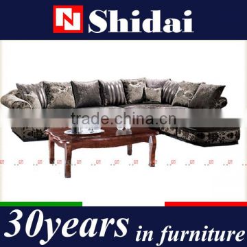 wooden l shaped sofa sets, l shaped sofa, classic l shaped sofa G188
