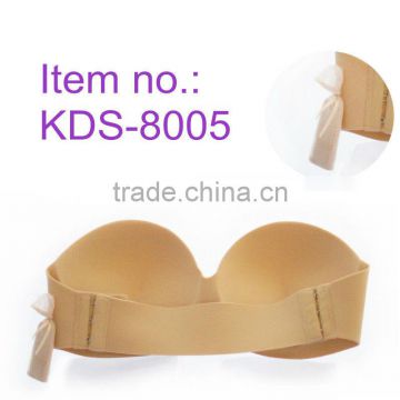 Best Seller,new design,comfortable breathable back closure invisible strapless push up sexy bra