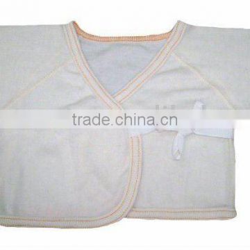 50% Polyester & 50% Cotton (1x1 Rib) Baby TShirt (Bleached & Unbleached)