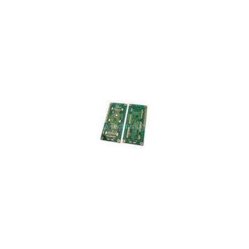 Green Solder Mask FR4 Rigid PCB Board 6 Layer , 1oz for industry control