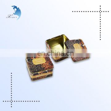 Customized Promotional Printed Square Metal Tin Box Chocolate Tin Box