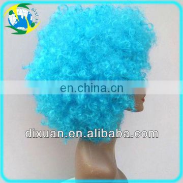 Blue Cheap Synthetic Cosplay Wigs Football Fan Wig (DX-JF131)