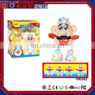 Children lighting dance cartoon electric toy with music for sale