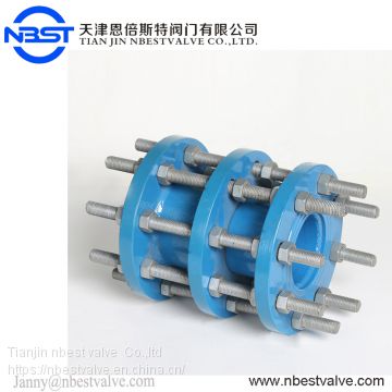 Professional manufacturer Ductile iron valve pipe fittings flexible mechanical dismantling joint