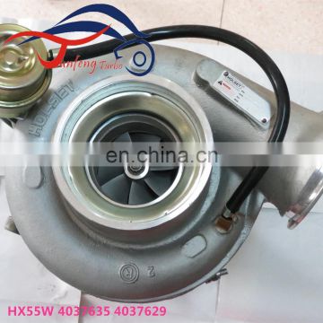 HX55W Turbo 4037631 4037636 4089863 water cooled Turbocharger for Cummins Truck Front-End Loader HL780-9 QSM4 TIER 3 Engine