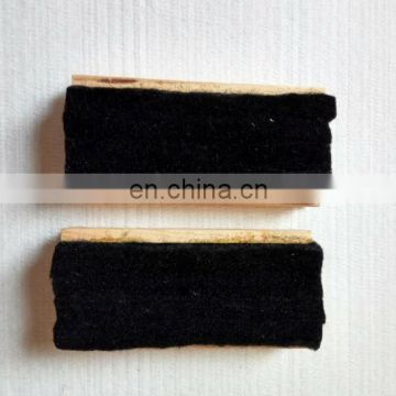 protective logo printing wooden custom blackboard eraser