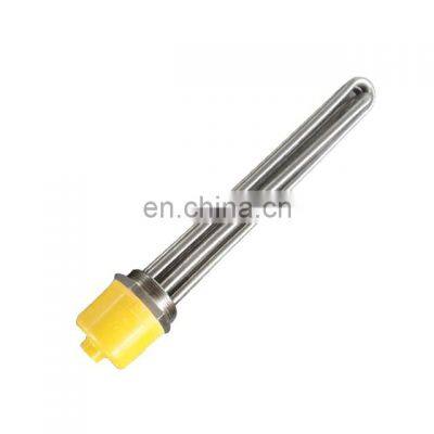 Screwed water immersion flange Heater threaded tubular heating element for Brewery