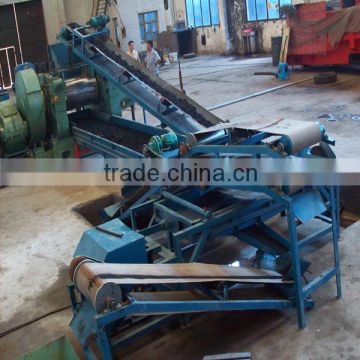 Semi-automatic truck used rubber powder production line