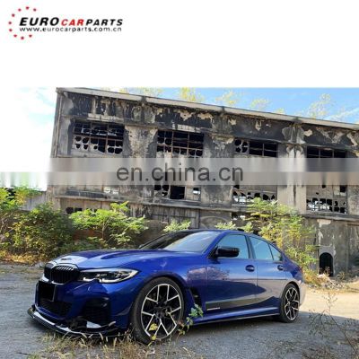 3S G20 pp with dry carbon material sport Pro body kit fit for G20 front lip rear diffuser fender and exhaust tips